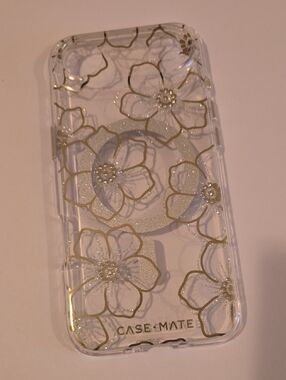 iPhone 17 Air (2025) case-mate/clear / Gold & Silver Accents